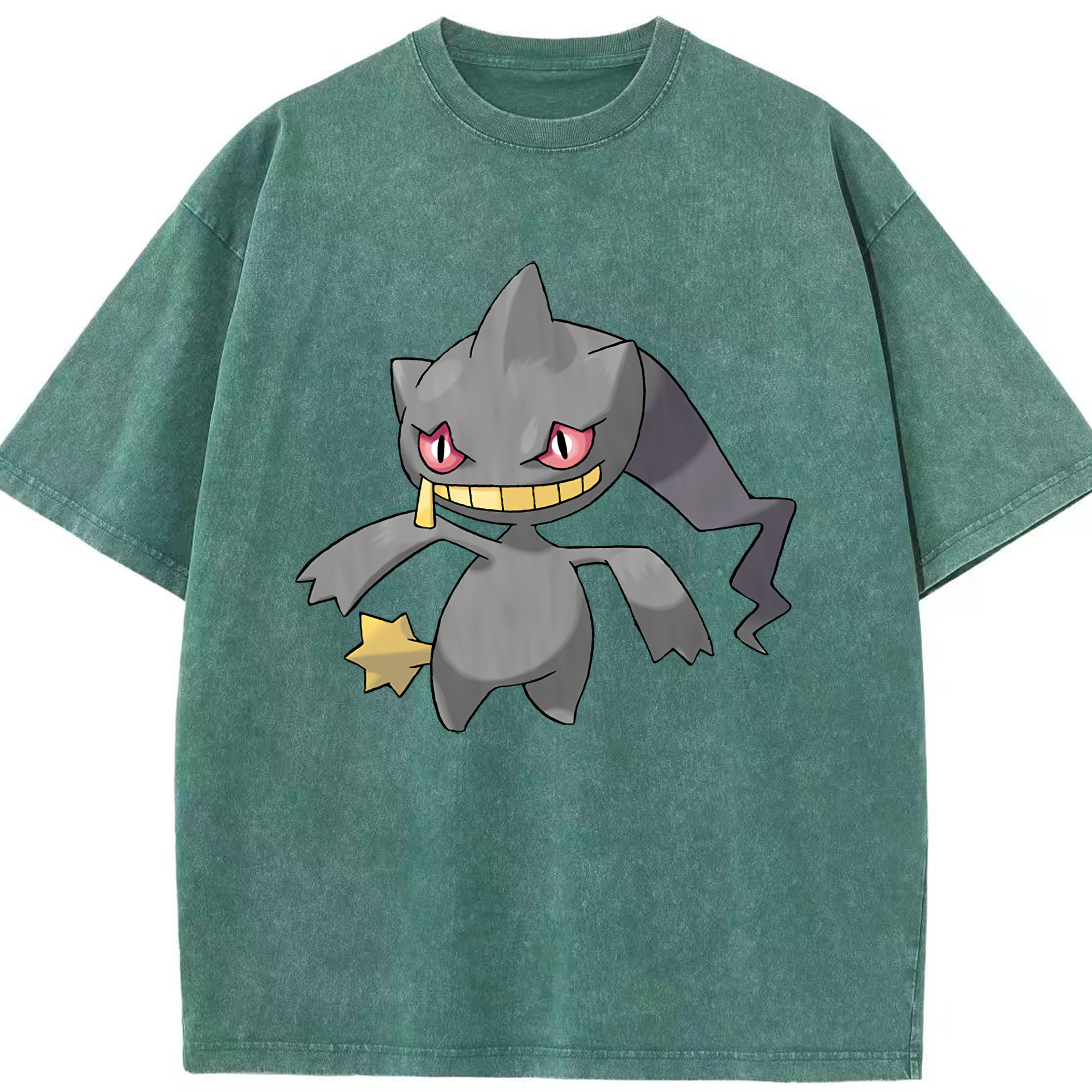 （画像用） ポケットモンスター Pokémon 綿100% ヴィンテージ風 半袖Tシャツ（フロントプリント）